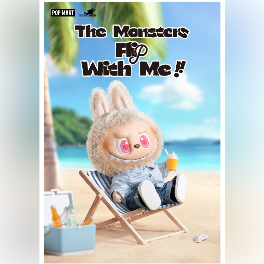 POP MART The Monsters Flip With Me MEGA Labubu - 100% Authentic -